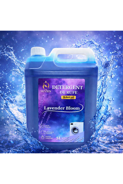 OEM Detergent lichid rufe Lavender Bloom, gel concentrat, 5L, parfum lavanda