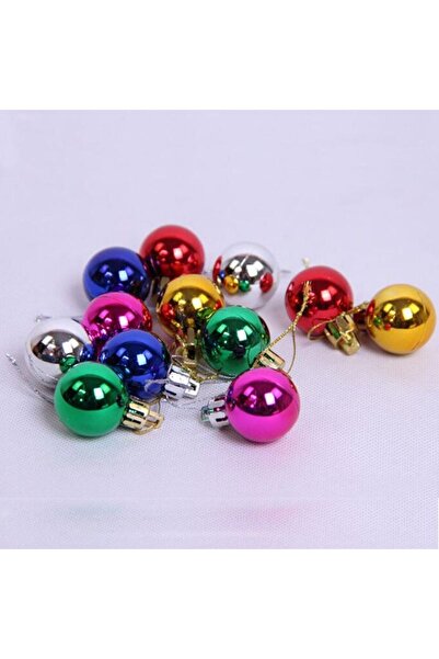 Pandoli Ornament de Crăciun din brad de culoare mixtă cu petale 3 cm Cici Bal...