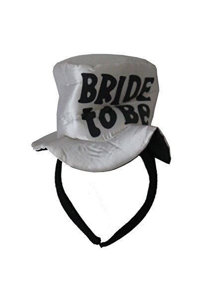 Pandoli Partidolu Bride To Be Pălărie Scrisă Model Crown White