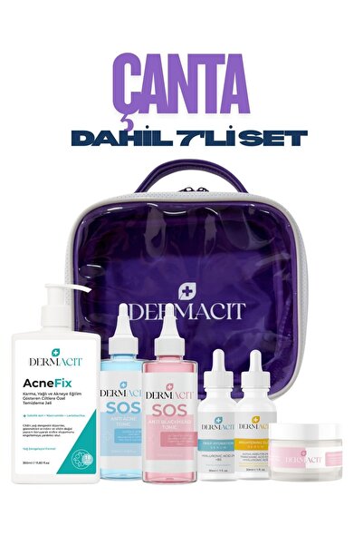DERMACIT 7'li Profesyonel Cilt Bakım Seti
