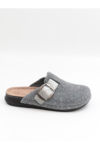 Belisse Γυναικείες παντόφλες Bento 41006 Γκρι Χειμερινές Ανατομικές Κλειστές ...