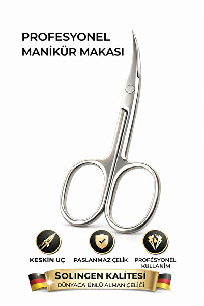 Sibelon Solingen Tırnak Eti Manikür Makası,Tırnak Et&Katikül Makası Paslanmaz...