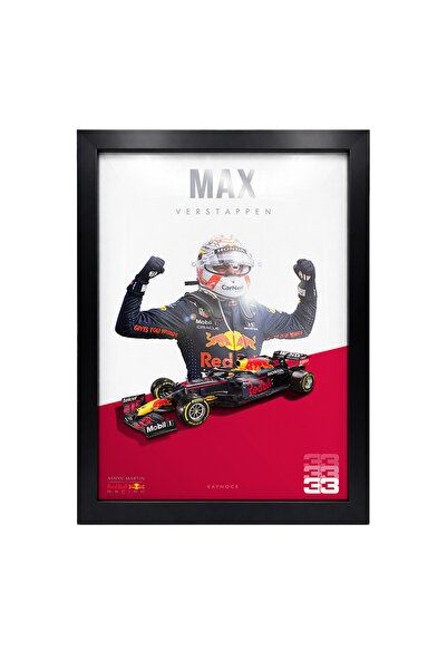 KAYNOCK Max Verstappen 33 Red Bull Poster Tablo, Formula 1, F1, Poster Tablo ...