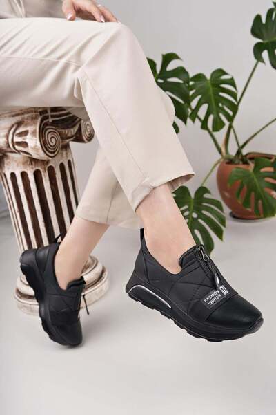 Nesil Shoes Wiss 1701 Μαύρα Ανατομικά Γυναικεία Παπούτσια