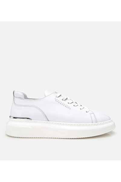 Hotiç Γνήσιο δέρμα Λευκά Ανδρικά Casual Παπούτσια