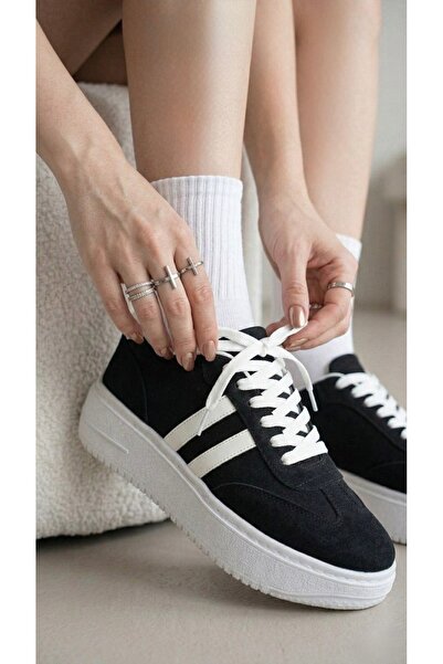 NOVELLAM SHOES Γυναικεία Mona Black Σουέτ Lace-up Ορθοπεδικό Light Tabaaan Da...