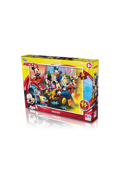 Ks Games Mickey Mouse Puzzle 100 Parça
