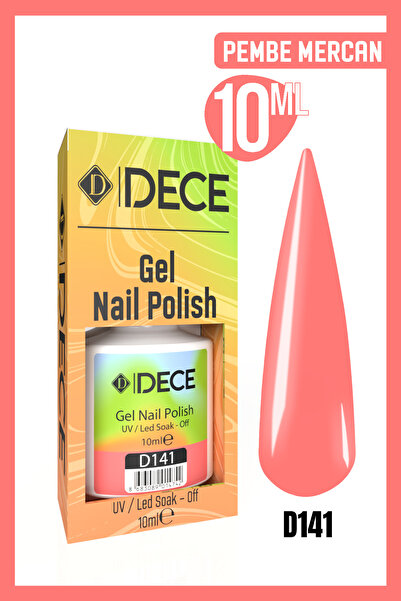 d dece Dece Kalıcı Oje Uv Led D141 (PEMBE SERİSİ) 10ml