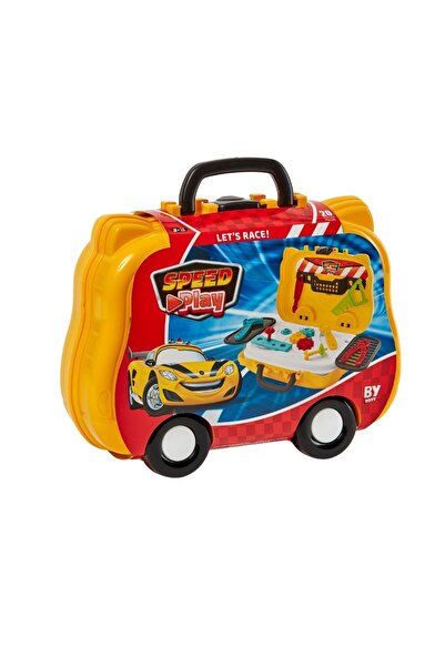 SHOP AND JOY Eğitici Oyuncak Tamir Atölyesi -Tekerlekli Tamir Çantası Seti - ...