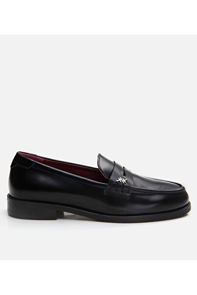 Hotiç Women's Leather Black Loafer