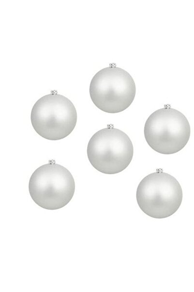 Pandoli Punga de petrecere Ambalare Culoare Argintie 6 Bucuri Cici Ball 6 cm