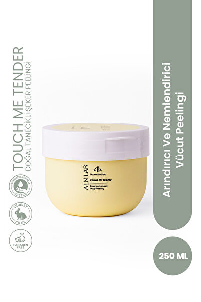 ALN LAB مقشر ومرطب ومنقي للجسم - مقشر السكر بخلاصة الأرغان والشيا 250 مل