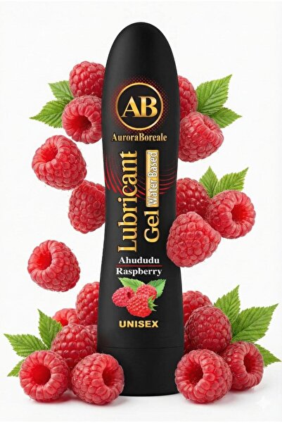 AuroraBoreale Premium Kayganlaştırıcı Jel Büyük Boy Ahududu Aromalı Su Bazlı ...