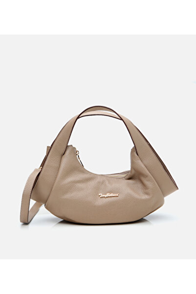 Hotiç Kadın Deri Vizon Çapraz Askılı Çanta