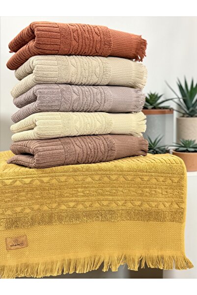 AYHANHOME Avangart Sa resama Set od 6 komada peškira za ruke i lice 50x90