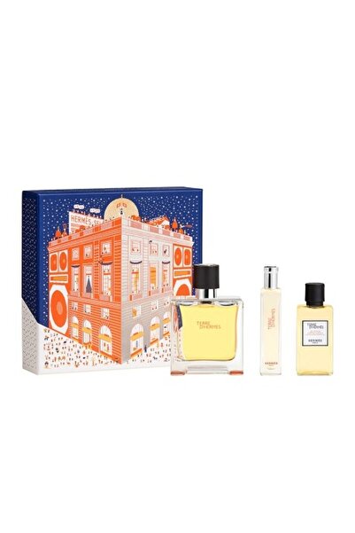 Hermes Set cadou Terre D'Herms Apa de parfum 75 ml + Gel de dus, 40 ml + Apa ...
