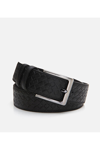 Hotiç Erkek Deri Siyah Kemer