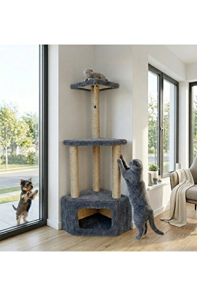 Turkuaz Tırmalama ركن خدش بيت القطط Tr1969 [أنثراسايت]