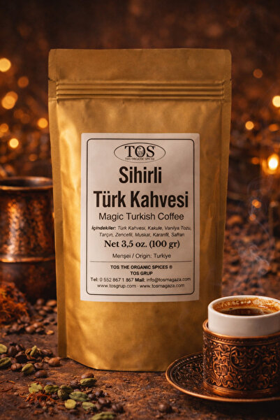 TOS The Organic Spices 100 جرام (1. الجودة) القهوة التركية السحرية - القهوة ا...