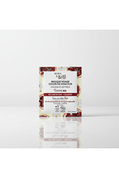 Born to Bio Cocooning Face Mask in Cotton - Certified Organic