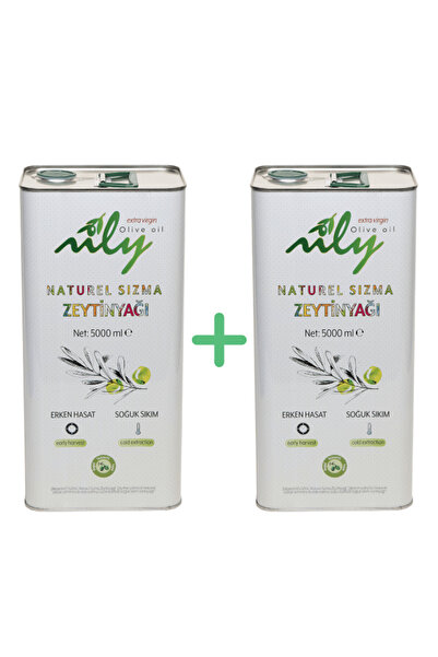 Nily (Yeni Sezon 2025-2026) Soğuk Sıkım Naturel Sızma Zeytinyağı (2x5L)