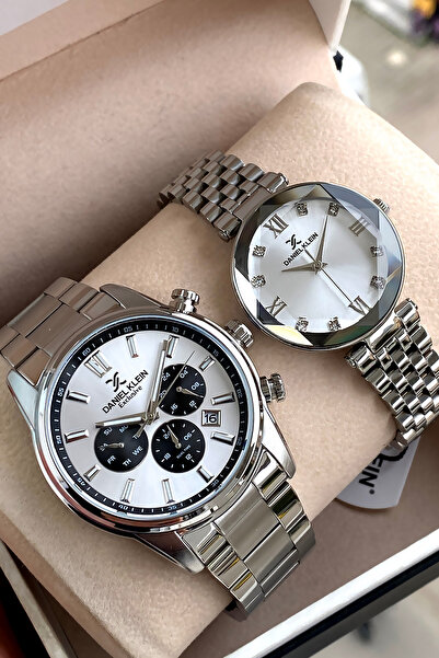 Daniel Klein 100% Original 2 Years Warranty Silver Cord Lover Couple Men's an...