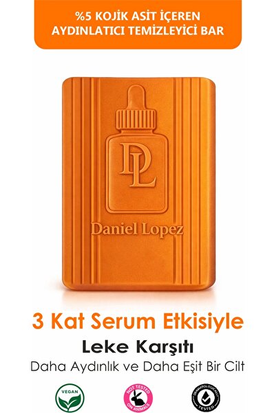 Daniel Lopez Kojic Asit Sabunu, Zardeçal ve %5 Kojik Asit Etkisi, Cilt Tonunu...