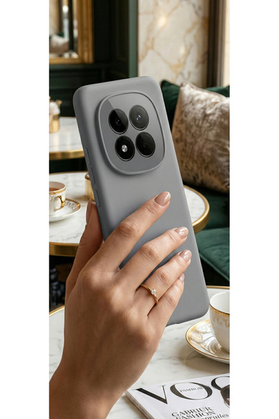 TechTrove غطاء سيليكون ناعم ومرن من مادة TPU متوافق مع هاتف Redmi Note 15 Pro 4G