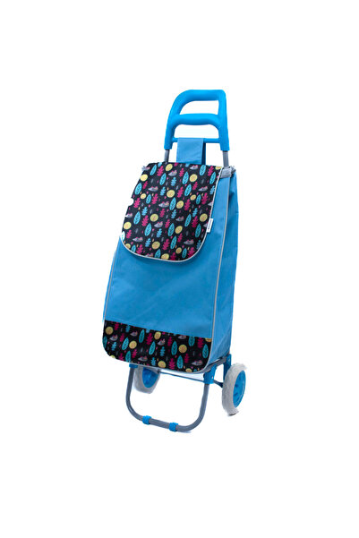 Master Geantă de cumpărături cu cărucior, Master, 2 roți, 38 l, albastră