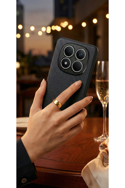 TechTrove حافظة سيليكون K مانع للانزلاق مصممة من D جلد متوافقة مع هاتف Redmi ...