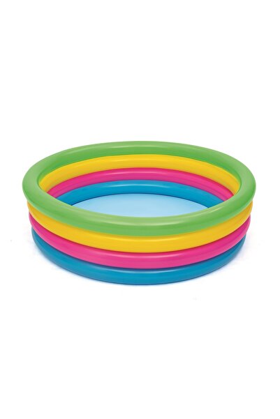 BESTWAY PISCINĂ GONFLABILĂ BESTWAY CU 4 INELE CURCUBEU 157 X 46 CM