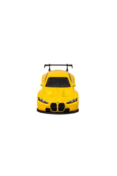 MSZ BMW M4 GT3 MSZ 1:64 Mașină model galbenă