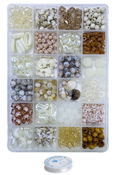 By MO Accessories Set de 24 de bijuterii pentru hobby, combinație de vară, mă...