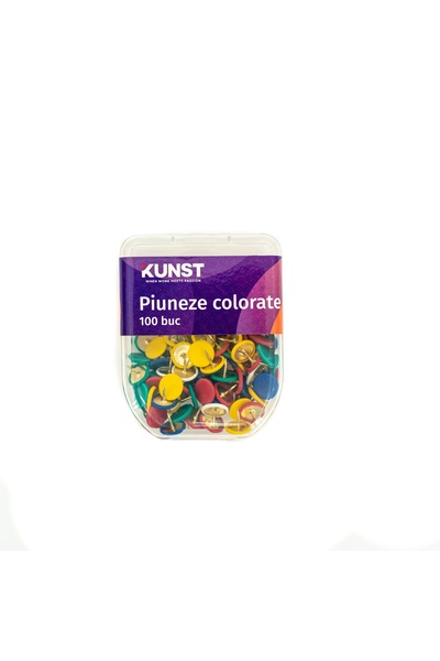 Kunst set de piuneze, colorate, 100 buc