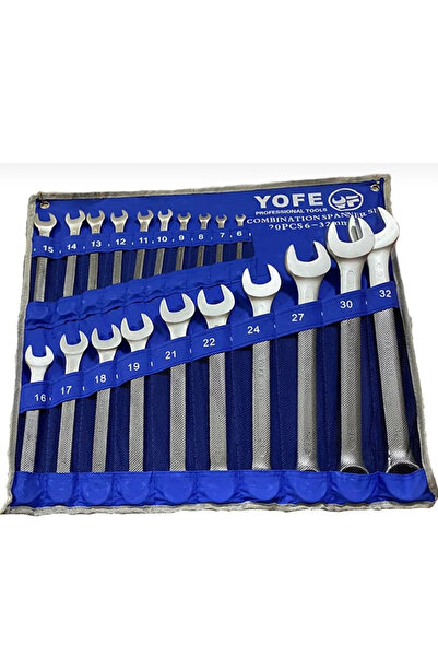 Yofeil YOFE 21 PARÇA KOMBİNE ANAHTAR SETİ 21PCS 6-32MM  KALİTELİ
