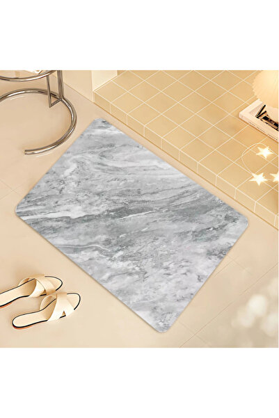 Jaskus Covoraș de baie din marmură Carrara - 50x80