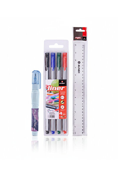 Kunst SET Liner, Corrector and Ruler30 cm