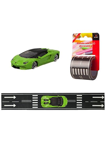 OEM Set de MSZ Lamborghini Aventador Roadster 1:64 și bandă adezivă KUNST Tra...