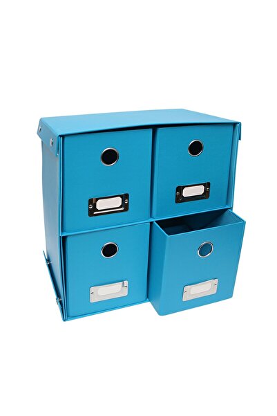 Kunst storage box with drawers for CD/DVD, 32cm