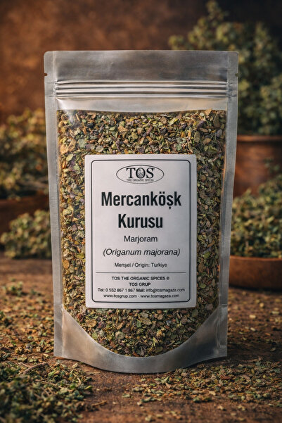 TOS The Organic Spices Mercanköşk Kurusu 50 gr (1. KALİTE) Origanum Majorana ...
