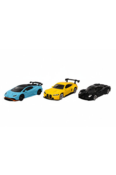 MSZ SET Cars Lamborghini Huracon STO 1:64, FBMW M4 GT3 1:64, Pagani Utopia 1:64