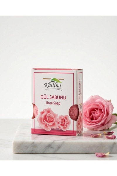 Kallina Natural Rose Soap – Moisturizing, Skin Revitalizing & Handmade Soap