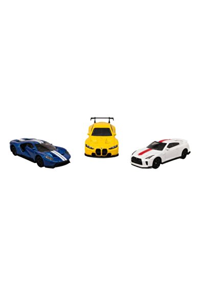 MSZ Set de mașini BMW M4 GT3 1:64, Ford GT 2017 1:64, Nissan GT-R 1:64