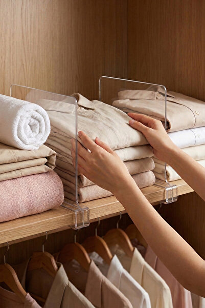 KHAKMA Set de acrilic organizatoare multifuncționale transparente pentru raft...