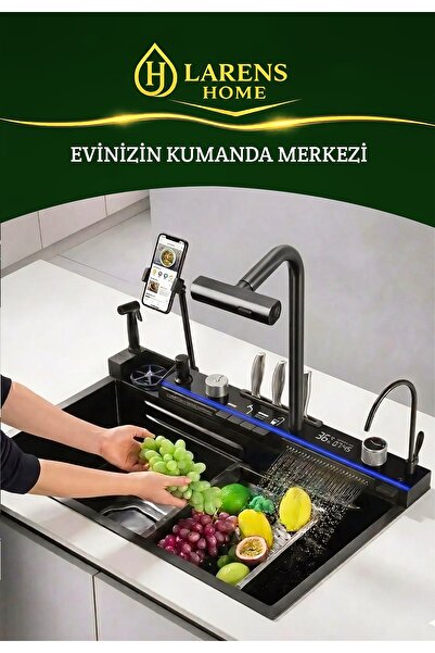 Larens Lumera 304 Akıllı Dijital Eviye Seti (4mm)