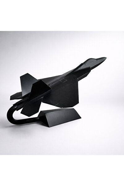 DoBi3D 27 cm 3D Baskı Modern Savaş Uçağı Maketi – Standlı Dekoratif Jet Model...