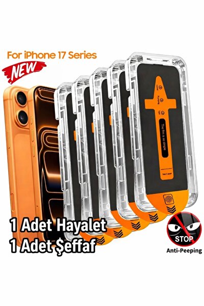 Nexiva واقي شاشة شفاف 5D متوافق مع هاتف Iphone 17 Pro Max مع جهاز تركيب شفاف ...