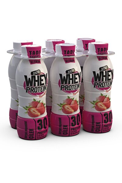 Kaanlar Tazelen 30 Gr Çilekli Whey Protein 6 Adet Doğal Protein Kaynağı