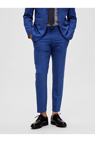 SELECTED Hose Gewebter Wollgemisch