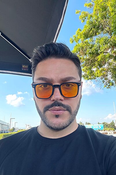 Roger Bacon Orange Men's Sunglasses Uv400 Protection